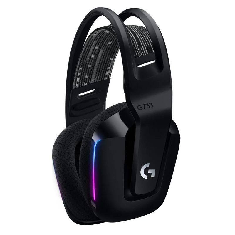 Logitech G733 LightSpeed Black RGB Wireless Gaming Headset - سماعة